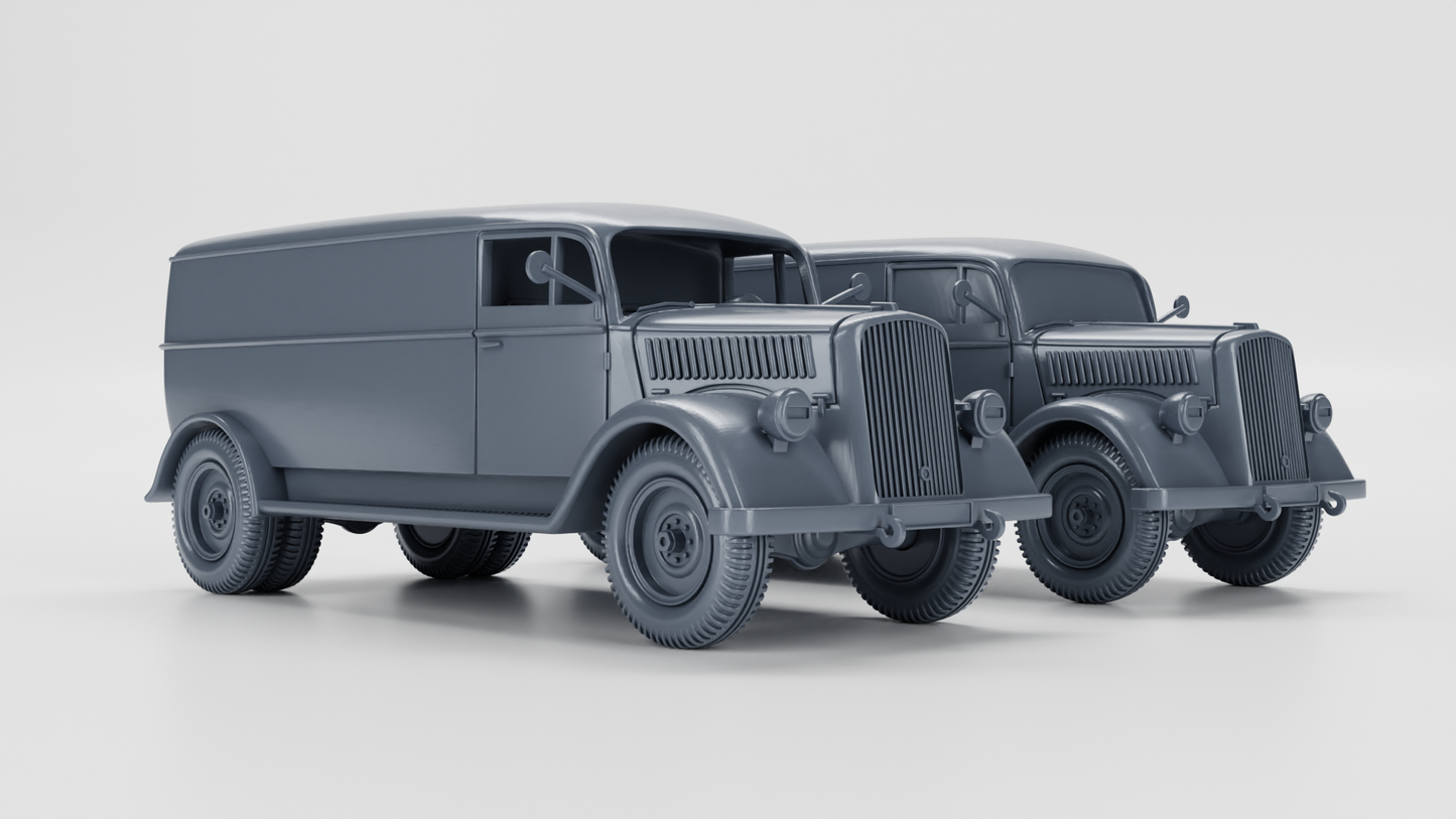 Opel Blitz 1.5 ton Katenwagen by Wargame3D