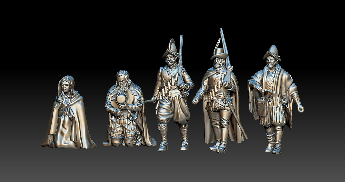 El Milagro de Empel 1585 set 3 by MICHELS MINIATUREN