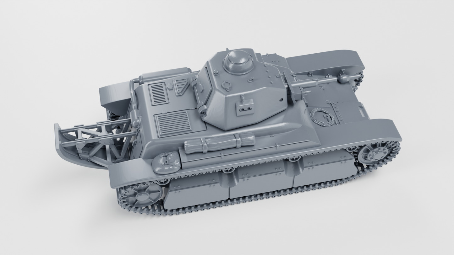 Renault R-40 Tank by Wargame3D