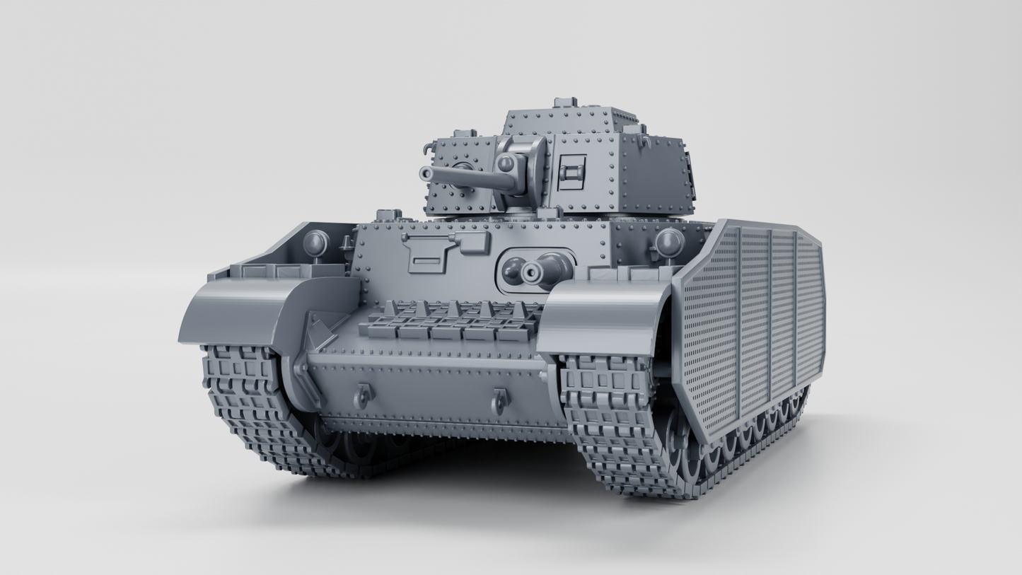 40M Turan I Tank by Wargame3D