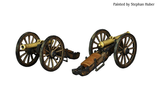 Württemberg 6-pdr Cannon by Piano Wargames