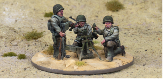 US Army M2 60mm Light Mortar Team by W3 Wargaming Miniatures