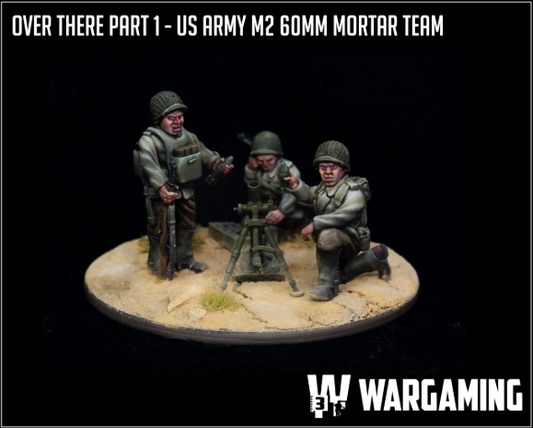 US Army 60mm Mortar Team by W3 Wargaming Miniatures