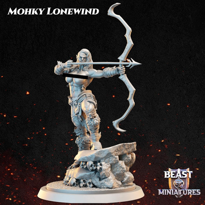 Mohky Lonewind by Beast Miniatures