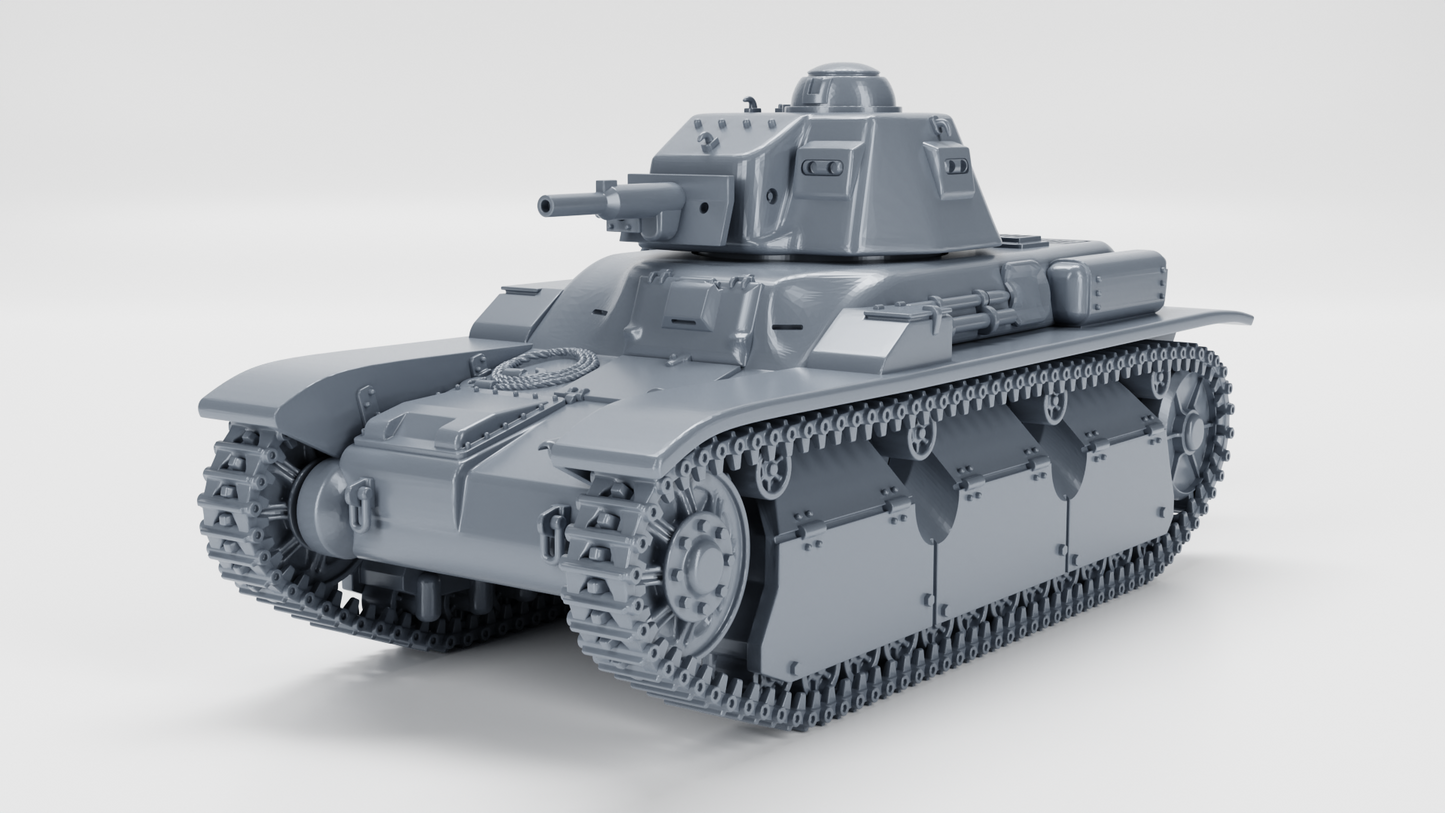 Renault R-40 Tank by Wargame3D