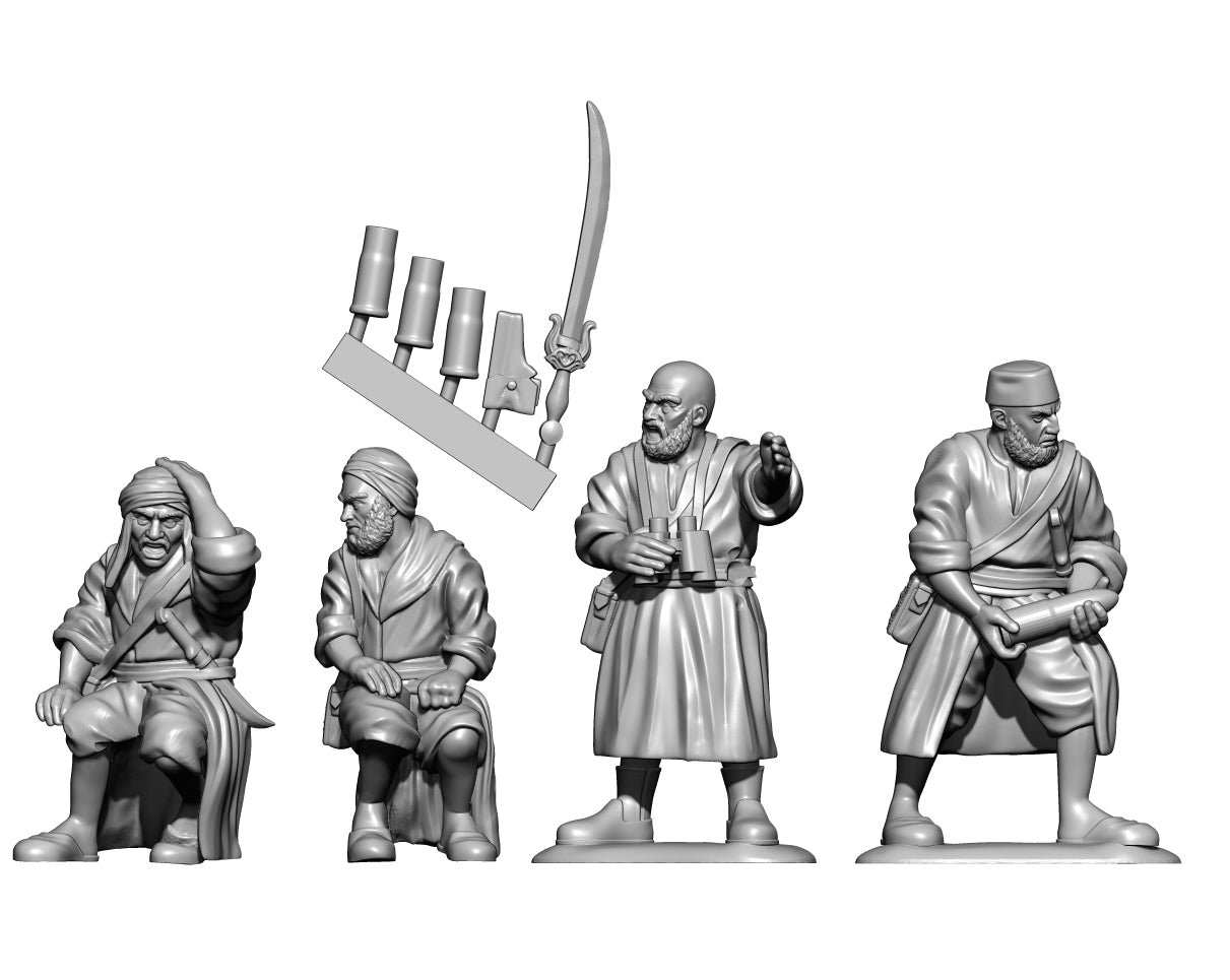 Rif War Rif 75mm Schneider Artillery Team by Baraka Wargames and Miniatures