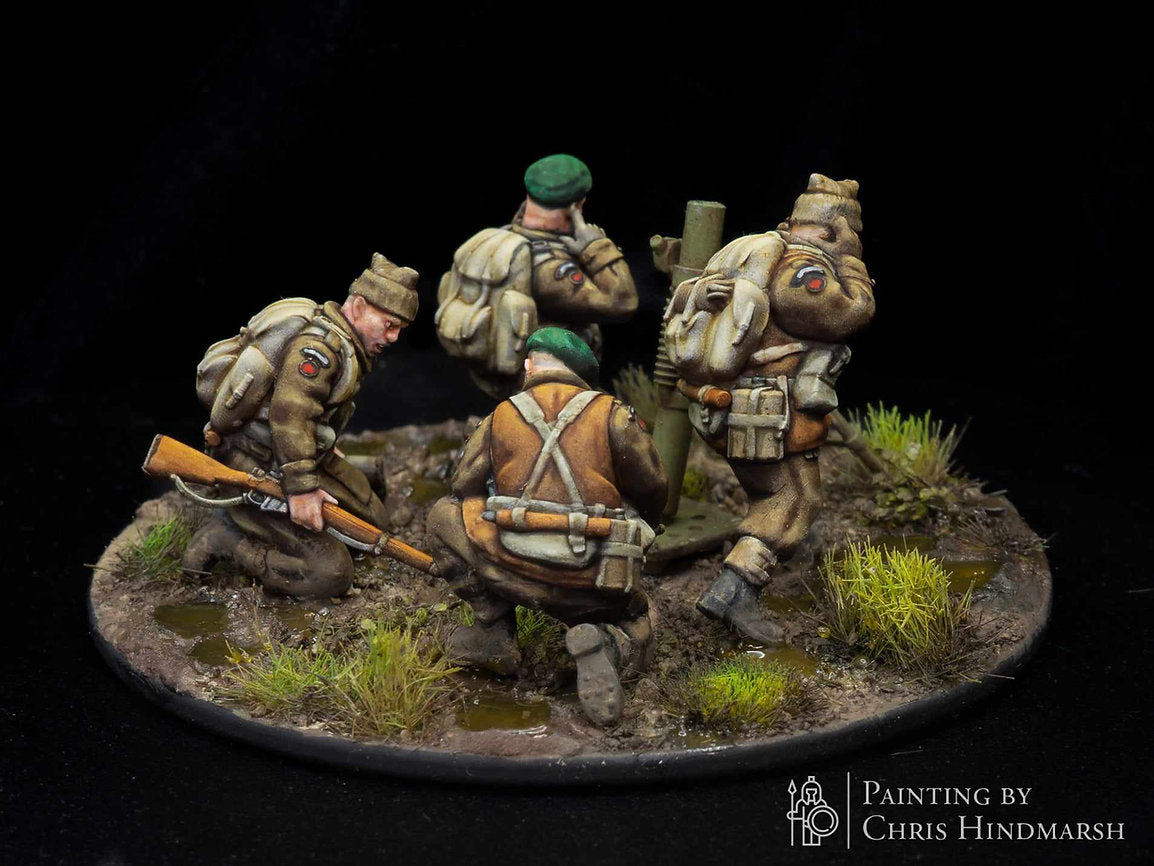 Commando 3" Mortar Team by RKX Miniatures