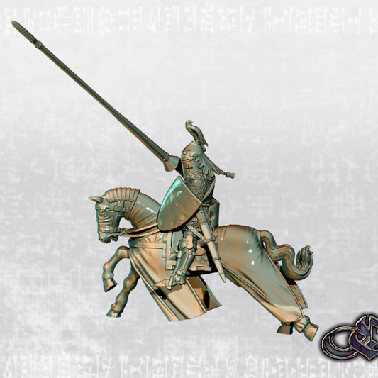 Radu I of Basarab, Voivod of Wallacchia on horse  by Ezipion miniatures