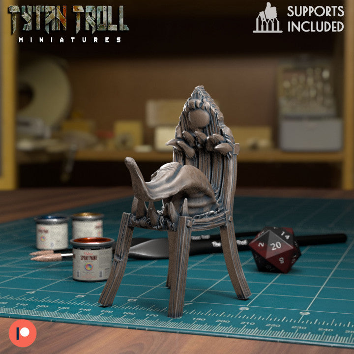 Chair and Mimic by Tytan Troll Miniatures