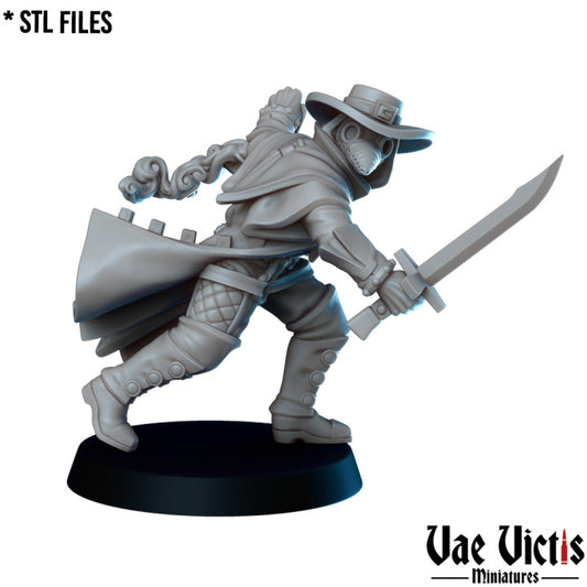 The Plague Hero by Vae Victis Miniatures