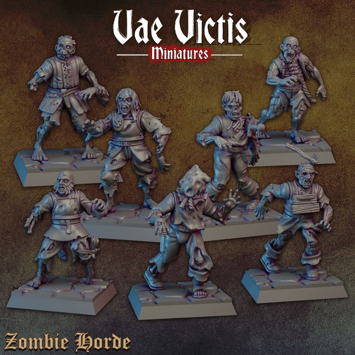 Zombie Horde 1 by Vae Victis Miniatures