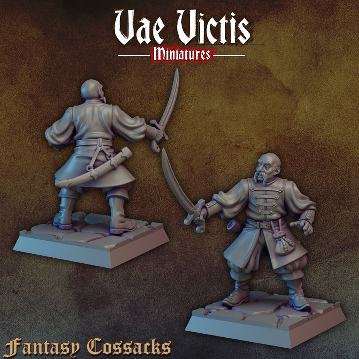 Fantasy Cossacks 1 by Vae Victis Miniatures