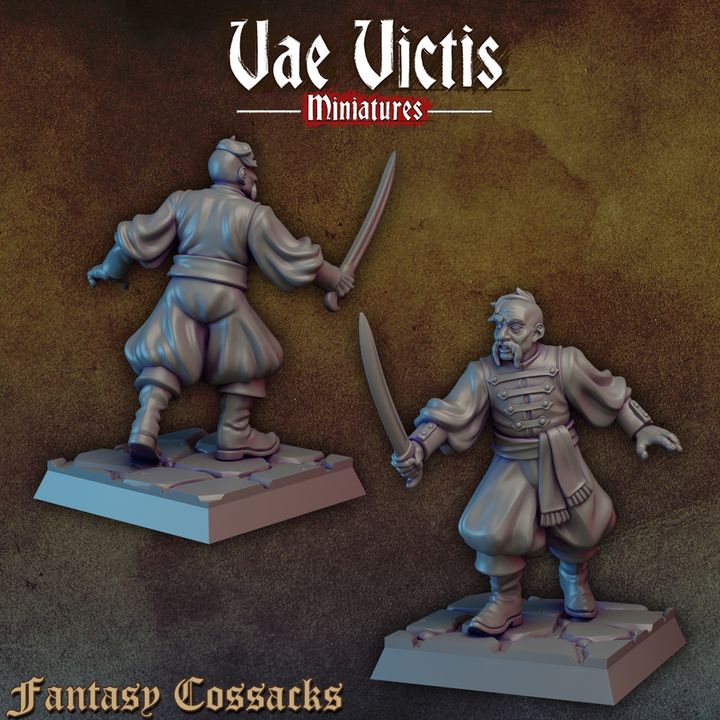 Fantasy Cossacks 1 by Vae Victis Miniatures