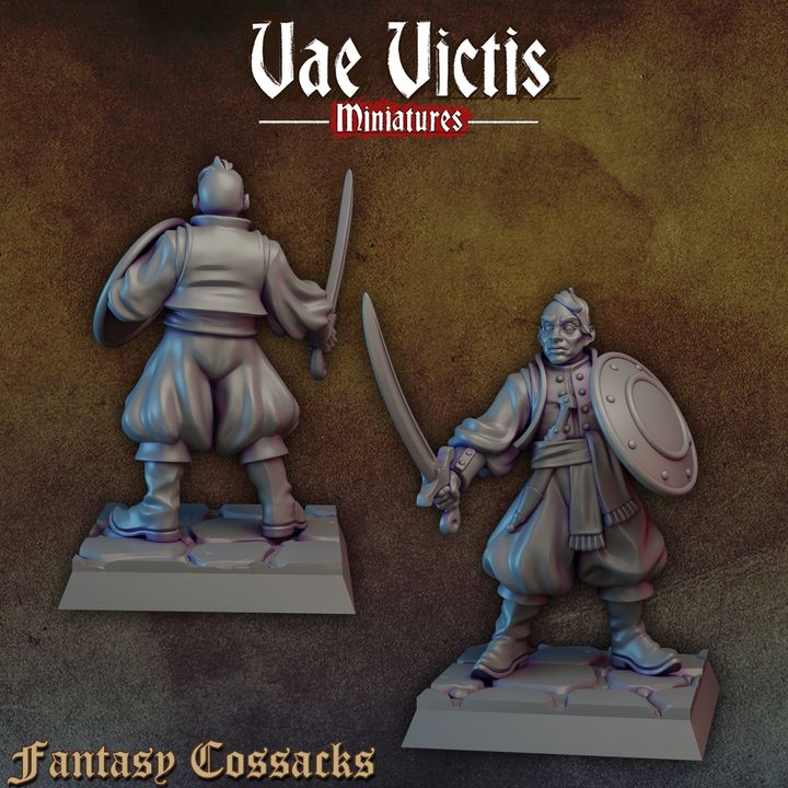 Fantasy Cossacks 1 by Vae Victis Miniatures