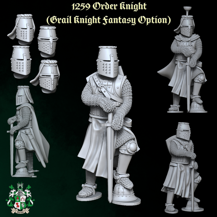 1259 Order Knight (Grail Knight Option) by Styriwar