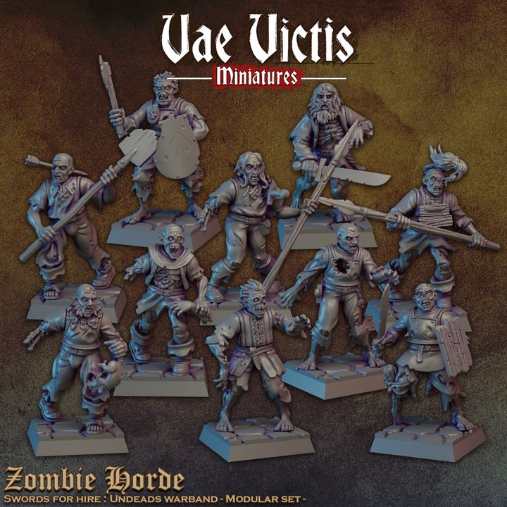 Zombie Horde 2 by Vae Victis Miniatures