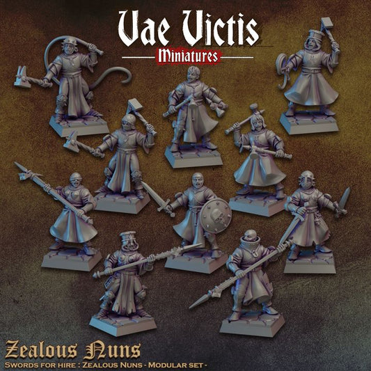 Zealous nuns 2 by Vae Victis Miniatures