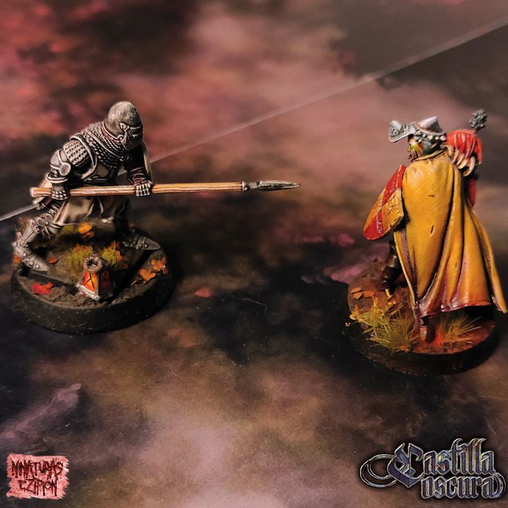 Rodeado en Cerro Lobo - Mini Aventura - Castilla Oscura by Ezipion miniatures