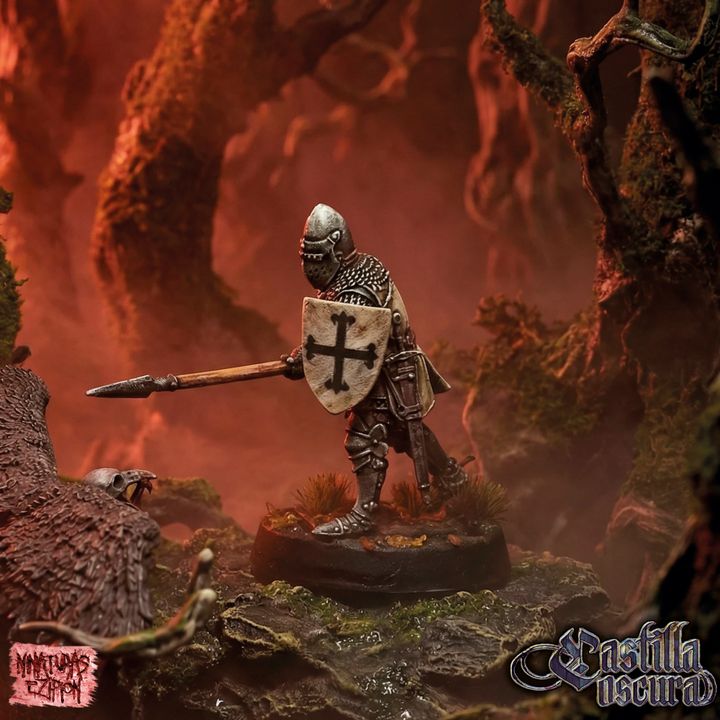 Rodeado en Cerro Lobo - Mini Aventura - Castilla Oscura by Ezipion miniatures