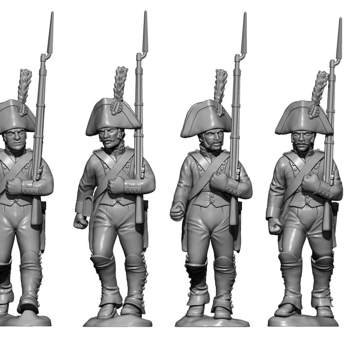 1808 spanish line infantry marching by Baraka Wargames and Miniatures