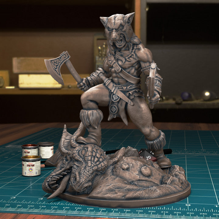 3 Month Barbarian Slayer by Tytan Troll Miniatures