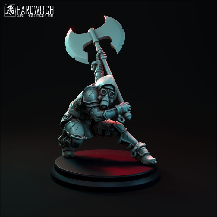 Mercenary with axe by HardWitch-Games.