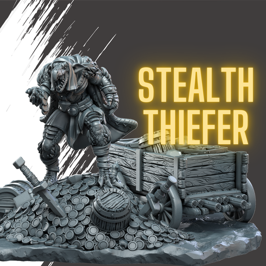 Draconic Thief Lord of Gold by Golden Thief Studio