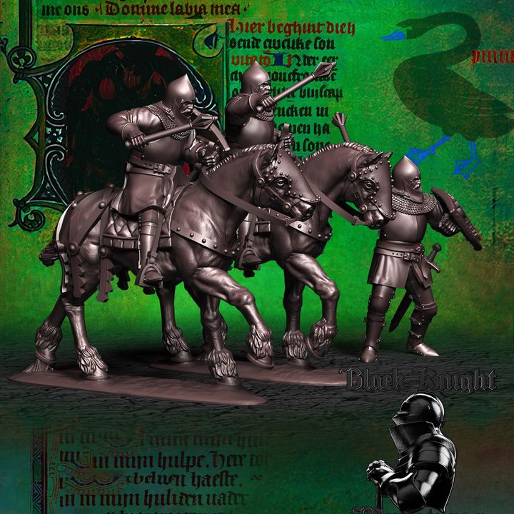 Early 15th century - Jan Žižka by Black Knight Miniatures