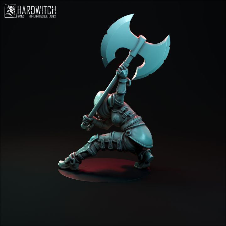 Mercenary with axe by HardWitch-Games.