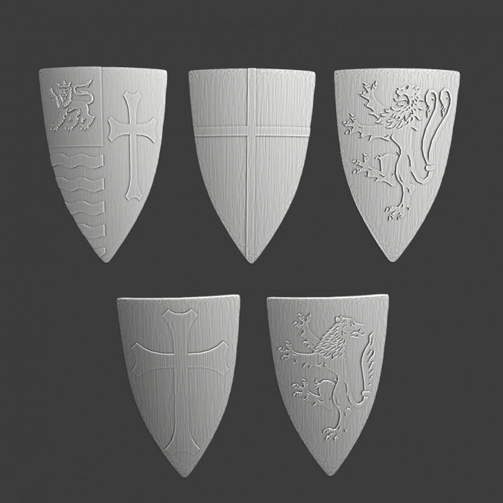 Medieval shields pack #1.
