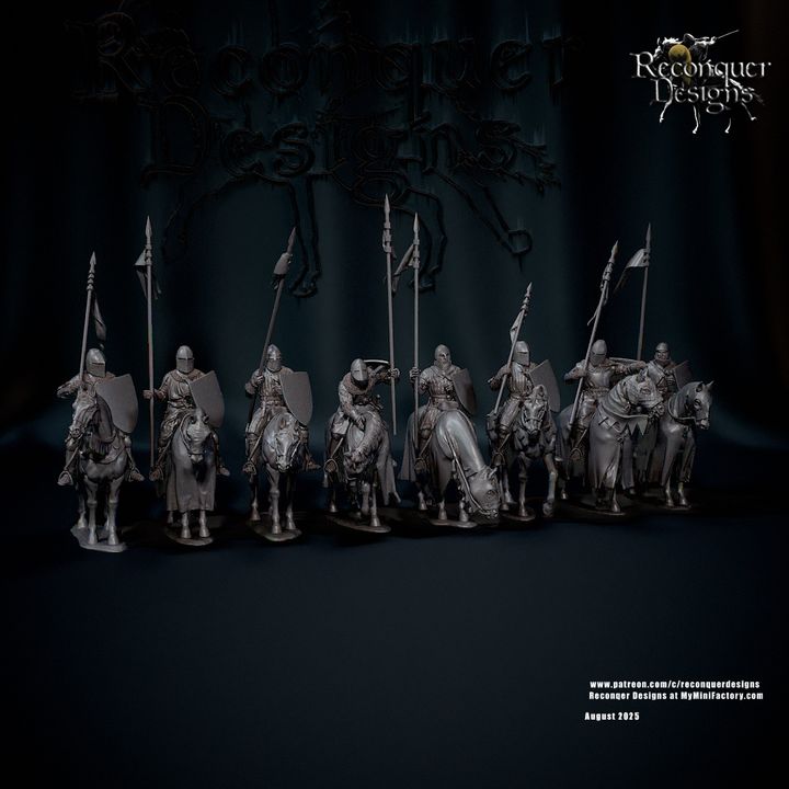 Mid 14th c Knights set A by Reconquer Designs