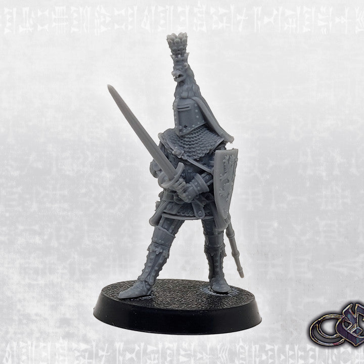 Gunther von Schwarzburg on Foot by Ezipion miniatures.