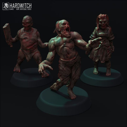"Zombie set" (version 1) by HardWitch-Games.