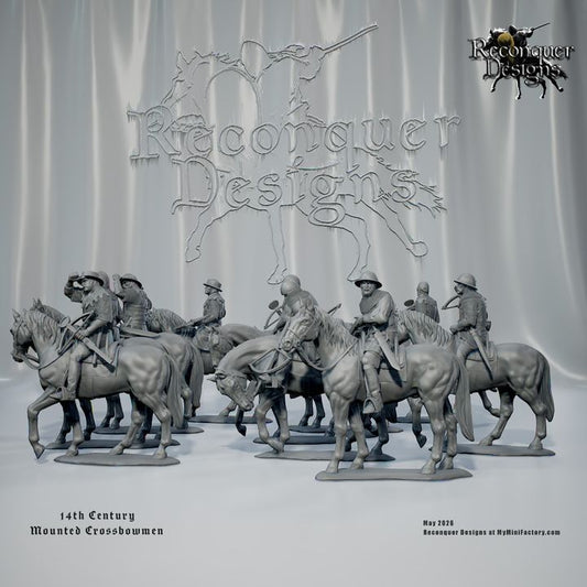 14th century Mounted Crosbowmen