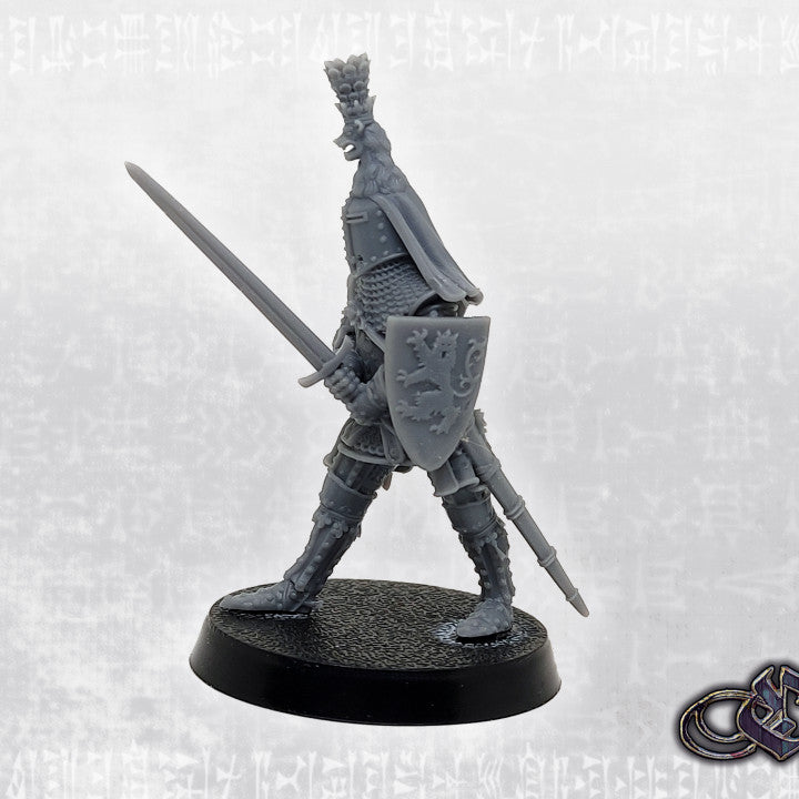 Gunther von Schwarzburg on Foot by Ezipion miniatures.