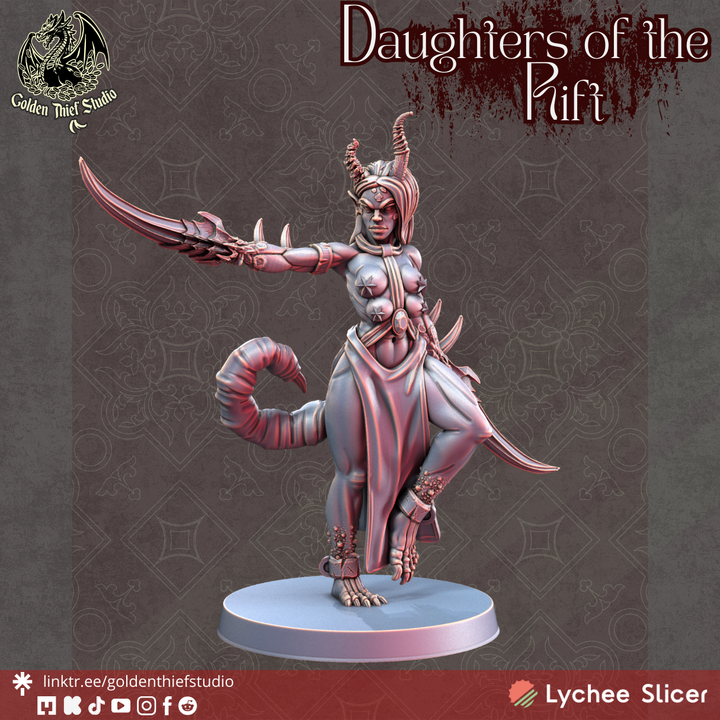 Daughters of the Rift – Corrupted Daemonic Miniatures by Golden Thief Studio
