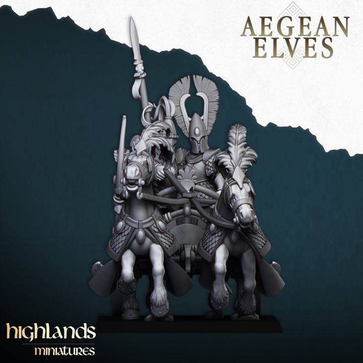 Aegean Elf Chariot by Highlands Miniatures