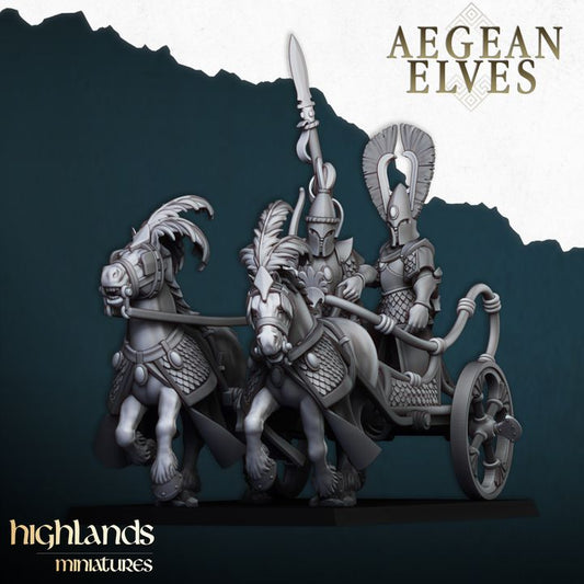 Aegean Elf Chariot by Highlands Miniatures