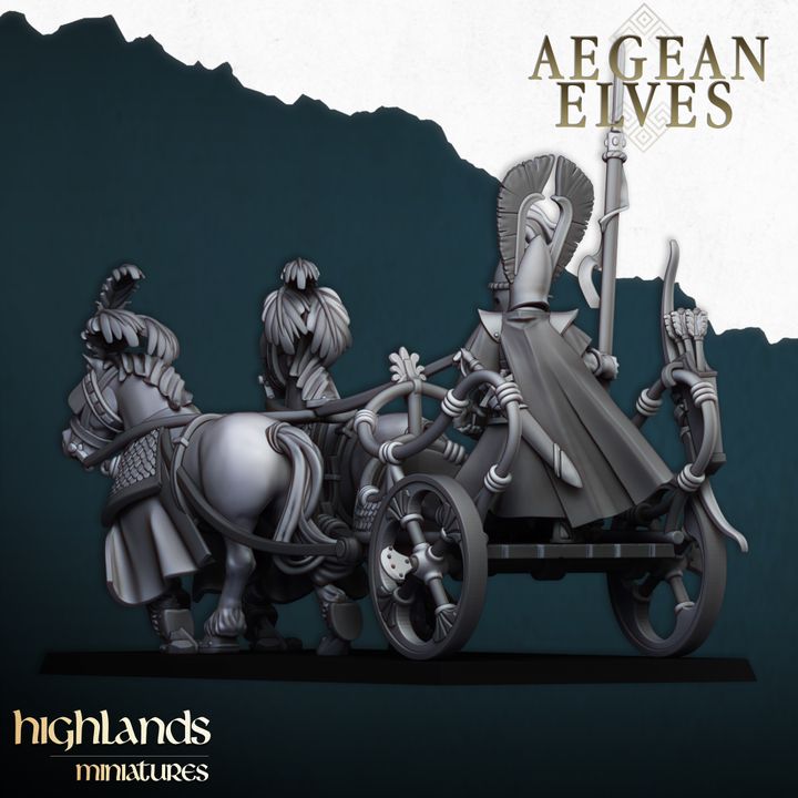 Aegean Elf Chariot by Highlands Miniatures