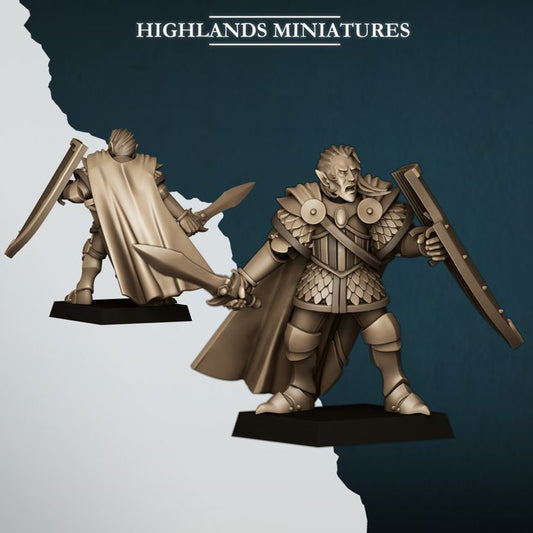 Aegean Elf Prince on Foot by Highlands Miniatures