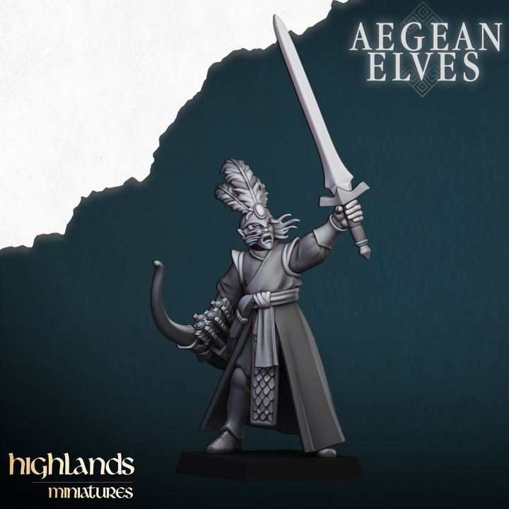 Aegean Elves Archers by Highlands Miniatures