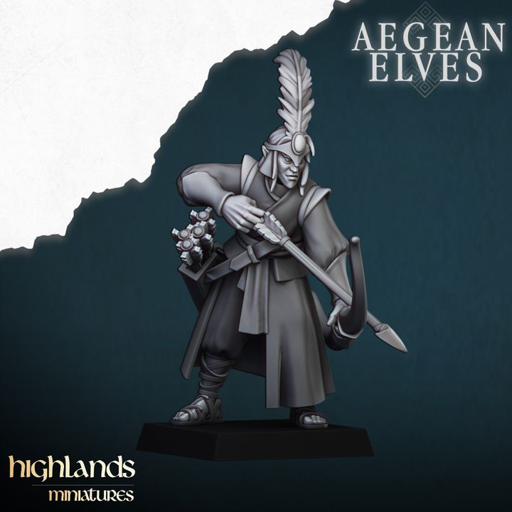 Aegean Elves Archers by Highlands Miniatures