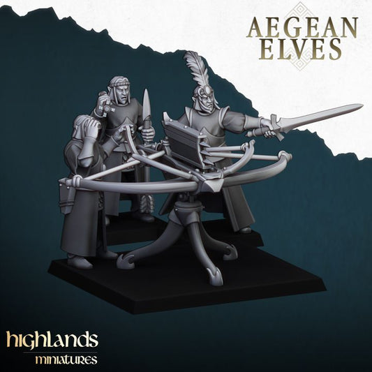 Aegean Elves Ballista by Highlands Miniatures