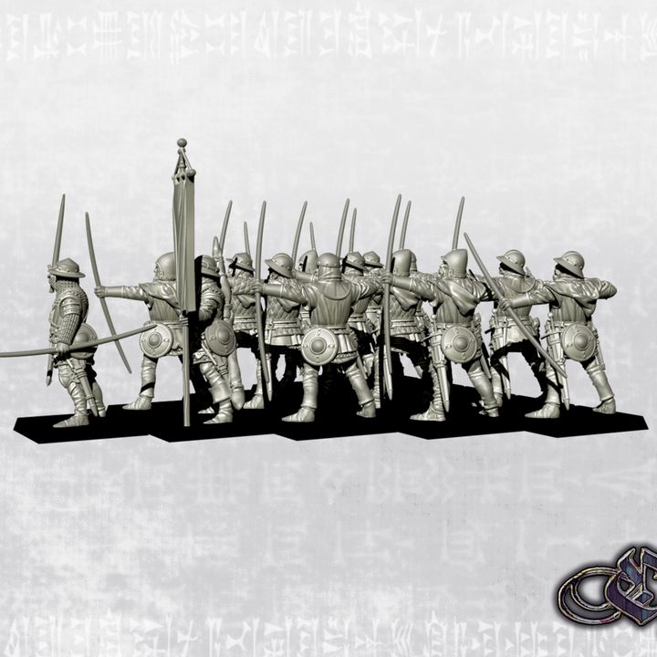 Bowmen - West - 14th Century - Complete Regiment.