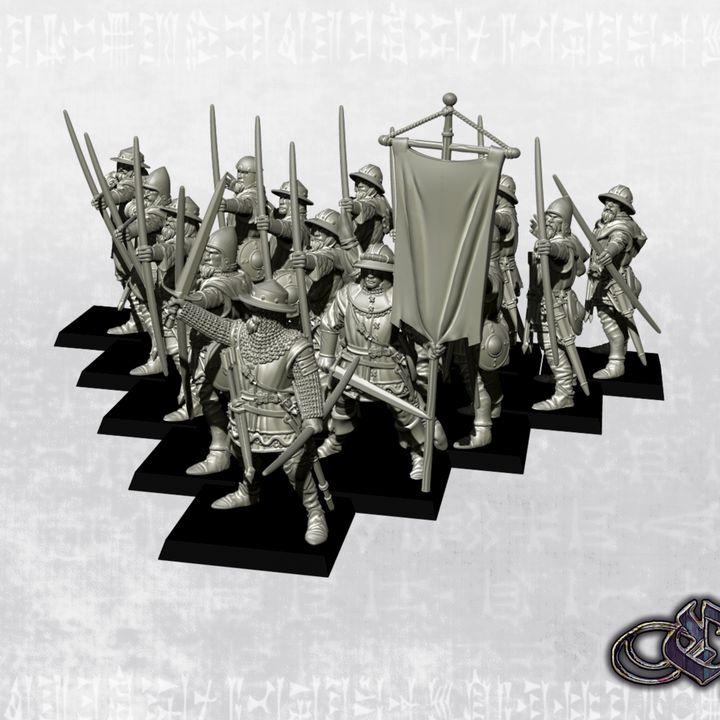 Bowmen - West - 14th Century - Complete Regiment.