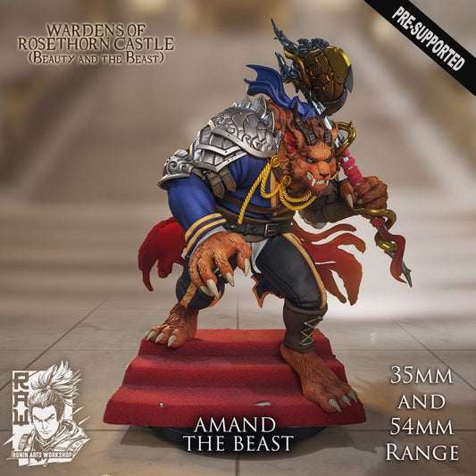 Amand The Beast - Beauty and the Beast by Ronin Arts Workshop