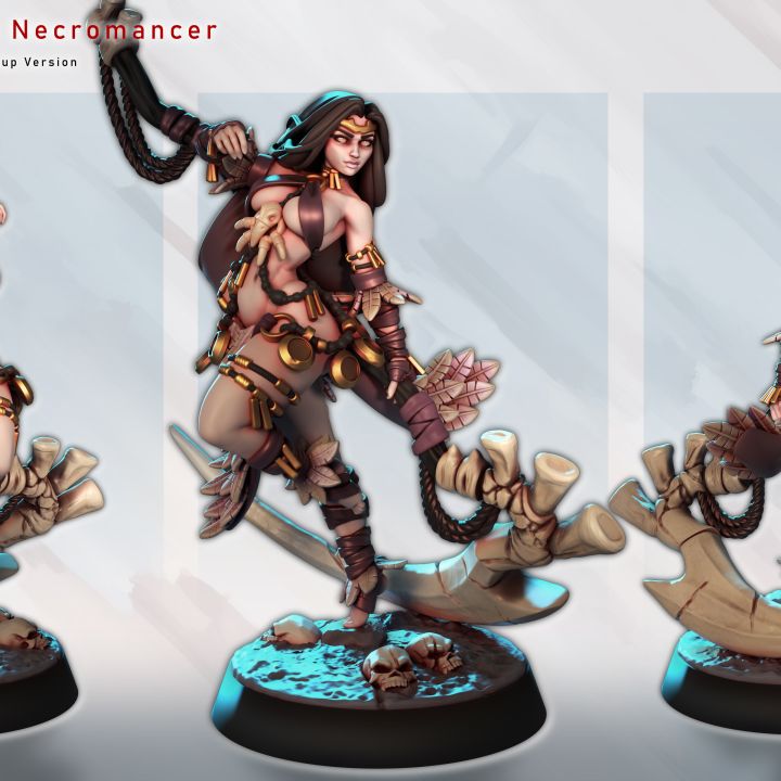 Neyata – Amazon Necromancer by Gaz Minis