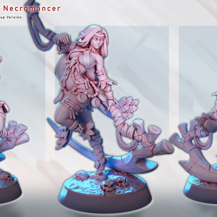 Neyata – Amazon Necromancer by Gaz Minis