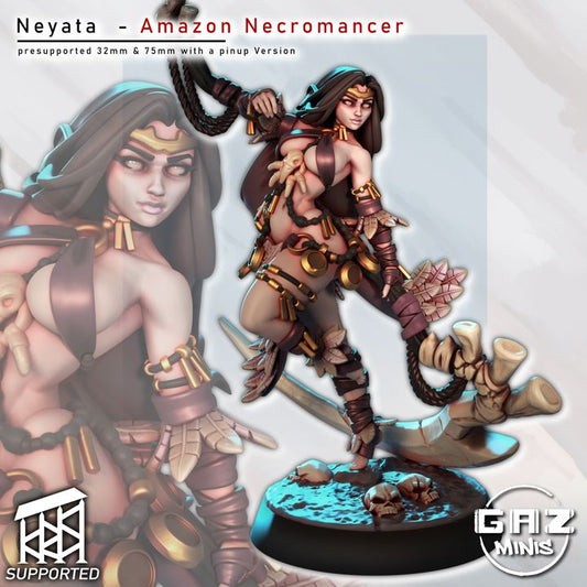 Neyata – Amazon Necromancer by Gaz Minis