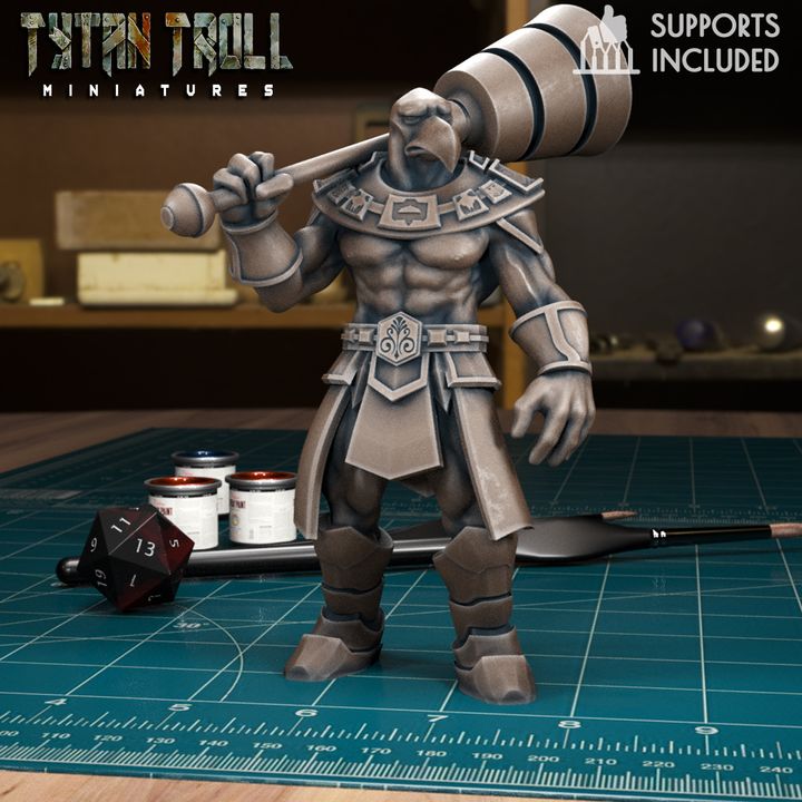 Amber Golem 05 by Tytan Troll Miniatures